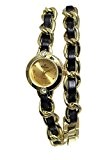 montre bracelet femme double tour doré couleur or paris