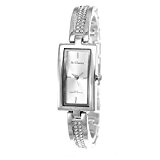 Montre femme rectangle So Charm made with crystal from Swarovski