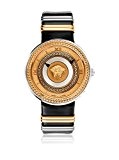 Montre  Versace  - Affichage analogique bracelet Cuir Noir et Cadran  VLC02 0014_Negro-