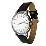 Montre  Your Watch Design  - Affichage  bracelet   et Cadran Blanc Math