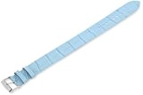 Moog - AL-09 - Time to Change - Bracelet Montre Femme - Cuir de Vachette façon Alligator Bleu