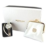 Morgan [N9873] - Coffret montre + bijou + porte-monnaie "Morgan" ivoire doré rosé