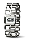 Moschino - MW0034 - "Let's Link" - Montre Femme - Quartz Analogique - Cadran Argent - Bracelet en Acier Inoxydable ...