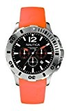 Nautica - Homme - A16567G - Quartz Chronographe - Noir - Orange - Résine