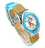 NEW Lovely Disney mickey children kids enfants cartoon Watches Montre bracelet Textile Watch Band WP@KTW147489L