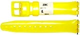 New ZRC 17mm (20mm) Sized Transparent Plastic Strap Compatible for Swatch® Watch - Yellow - ZS8971609