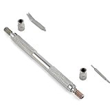 NICERIO Outil de Réparation Montre Bracelet Lien Pin Barres à Ressort Remover 3 en 1 Remplaçable