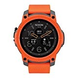 Nixon A1167-2658-00 - Montre - Smartwatch - Affichage Analogique-Digitale - Bracelet Silicone Orange et Cadran Multicolore - Hommes