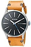 Nixon Men's Sentry Leather Analog Watch, Color: O/S