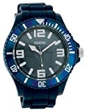 Oozoo - C4168 - Montre Mixte - Quartz Analogique - Bracelet Silicone Bleu