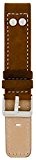 Oozoo OA-12-28 - Bracelet pour montre, cuir, couleur: marron foncé