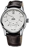 Oris Artelier Jumping Hour Automatic Stainless Steel Mens Strap Watch 917-7702-4051-LS