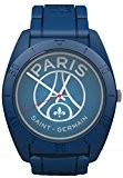 Paris Saint-Germain - P6930 - Montre Homme Football - Quartz Analogique - Cadran Bleu - Bracelet Silicone Bleu