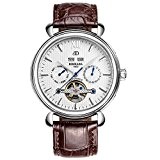 Perpetual calendar watch / Fashion montre volant ajouré / Automatique montre mécanique -C