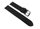 PURE Grey Graf Manufaktur Bracelet de montre en cuir à pincer/visser Noir Compatible avec Skagen, Boccia, Bering, Rolf Kremer, DD, ...