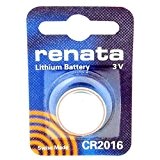 Renata Batterie au lithium 3 V CR2016 fabriquée en Suisse, cadeaux, et de mariage, cartes, Idée Cadeau, occasion, Idée Cadeau,