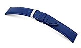 Rio s1931 Toscana Bracelet de Montre en Cuir de veau Bleu Royal bande Anstoss 20 mm