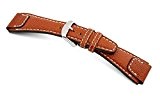 RIOS1931 Nature Buffalo Leather Cognac Watch Strap - medium - 18 mm
