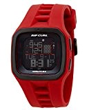 Rip Curl Trestles Pro World Tide and Time Watch RED A1090
