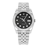 Rolex Datejust 116234 bkjdj 18 K Or Blanc et automatique en acier inoxydable montre pour hommes