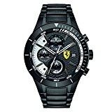 Scuderia Ferrari - 0830267 - Montre Homme - Quartz Chronographe - Cadran Noir - Bracelet Acier plaqué Noir