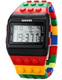 SHHORS Montre LED Rainbow Créative Bracelet Silicone LCD Sportive Poignet Grand - Homme Femme Enfant LED092