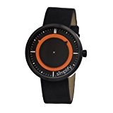 Simplify 0703 The 700 Watch,Black Leather/Black,US