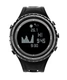 SUNROAD regarder FR830 numérique pêche Regarder 5 sports ATM montres chronomètre multifonction avec altimètre Météo température Countdown