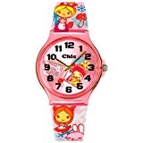Teenie-Weenie Chic-Watches - Fille dans de style de Manga - montres pour femmes et enfants avec bracelet en plastique - ...