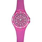Tekday - 653634 - Montre Enfant - Quartz Analogique - Cadran Violet - Bracelet Plastique Rose