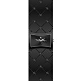 Thierry Mugler - 4702606 - Montre Femme - Quartz Analogique - Cadran Noir - Bracelet Cuir Noir