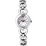 Time100 - Montre quartz femme et fille simple mode Gourmette Bracelet placage en alliage Style de bijoux Mode Blanche - ...