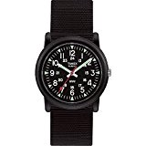 Timex -T18581D7 - Urban Camper - Montre Mixte - Quartz analogique - Boîtier en résine -Bracelet en nylon noir