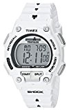 Timex - T5K429 SU Ironman Endure Shock 30 LAP - Quartz digitale Homme - Bracelet en résine blanche