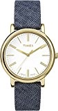 Timex - TW2P63800 - Montre Femme - Quartz Analogique - Cadran Blanc - Bracelet Tissu Bleu