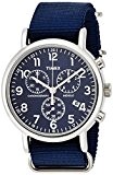 Timex - TW2P71300 - Weekender - Montre Mixte - Quartz Analogique - Cadran Bleu - Bracelet Tissu Bleu