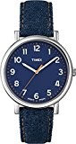 Timex - Unisex - T2N955 - Style - Quartz Analogique - Bleu - Bleu - Tissu