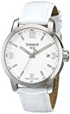Tissot T055.410.16.017.00 - Mouvement Cristal de roche - Affichage Analogique - Montre à bracelet Cuir Blanc et Cadran Blanc - ...