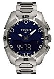 Tissot T091.420.44.041.00 T-Touch Expert solaire Cadran bleu Titane montre homme