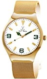 ToyWatch Mesh Gold Tone Stainless Steel Mens Watch MH10GD