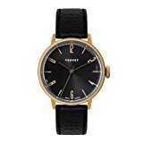 Tsovet Men's Gold & Black 38MM Watch, Black, One Size