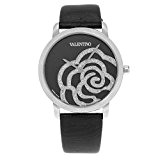 Valentino Rose Noir V41sbq-9999-ss009 en acier inoxydable à quartz montre pour femme