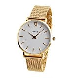 Watch Cluse Minuit Mesh Gold / White CL30010