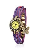 Yepme montre bracelet pour femme – Crème/violet