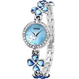 YPS Mode f¨¦minine Marque Kimio bracelet en acier inoxydable de luxe Lady bracelets K456L-Bleu WTH4002
