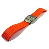 ZeitPunkt ZP-SISAD-or-20 - Bracelet pour montre, silicone, couleur: orange