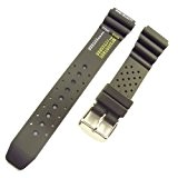 ZeitPunkt ZP-SPDO-sw-20mm - Bracelet pour montre, silicone, couleur: noir