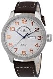 Zeno Watch Basel - 8554DD-f2 - Montre Homme - Automatique - Analogique - Bracelet Cuir Marron