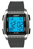 Zippo - 45016 - Montre Homme - Quartz Digital - Lumière - Lap Timer - Bracelet Plastique Noir